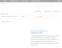 Tablet Screenshot of palmetal.com.br